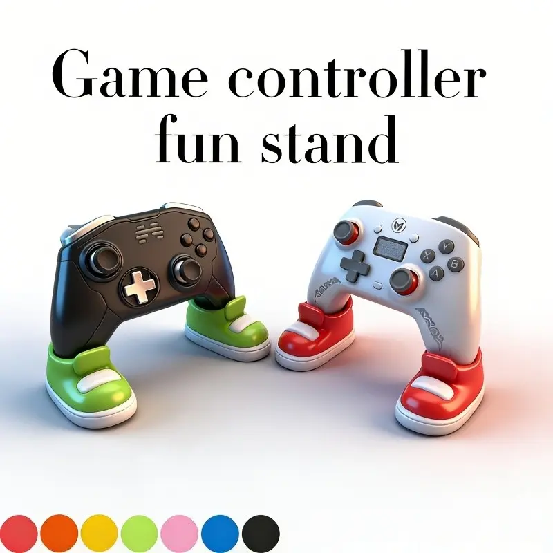Game Controller Fun Stand, Colorful Shoe-Shaped Holder for Ps4, Ps5, Xbox Controllers, Perfect Gift for Players, Desktop Decor, Game Accessories, Gaming Controller Mount