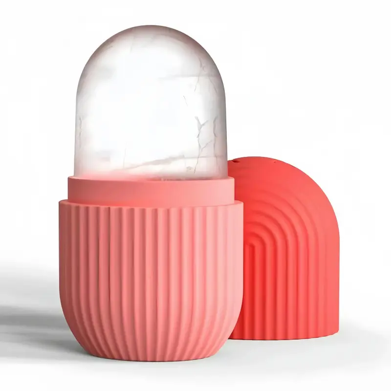 Ice Face Roller for Skin Care, Cooling & Depuffing Tool, Silicone Ice Mold for Face, Morning Routine Must-Have, Cute Gift for Women ve