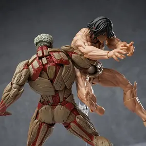 Kaiyodo Eren Jaeger Action Figure Amazing Yamaguchi The Armored Titan Figure Attack On Titan Anime Model Toys