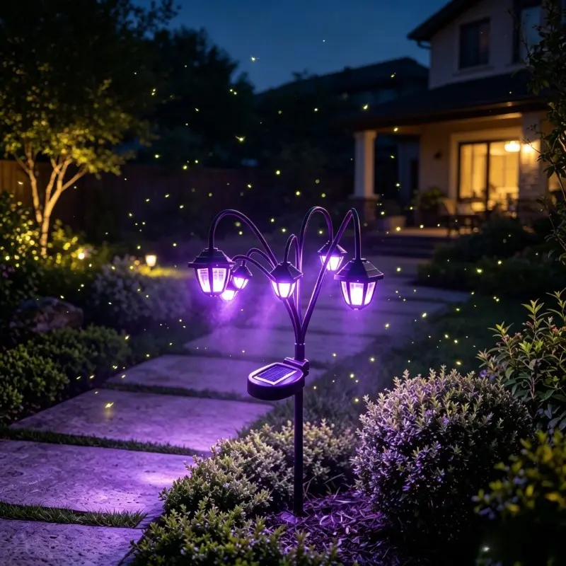 Upgraded 6 LED Smart Solar In-Ground Light, Retro Courtyard Solar Lawn Lamp, Ip65 Waterproof, Dual Lighting Modes, Outdoor Decor Light