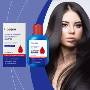 Selenium Disulfide Anti Dandruff Shampoo, Deep Scalp Cleansing Oil Control Shampoo with Aloe Extract, Reduce Flaky Itchy Scalp, Balance Sebum for Oily & Dry Hair 120ml