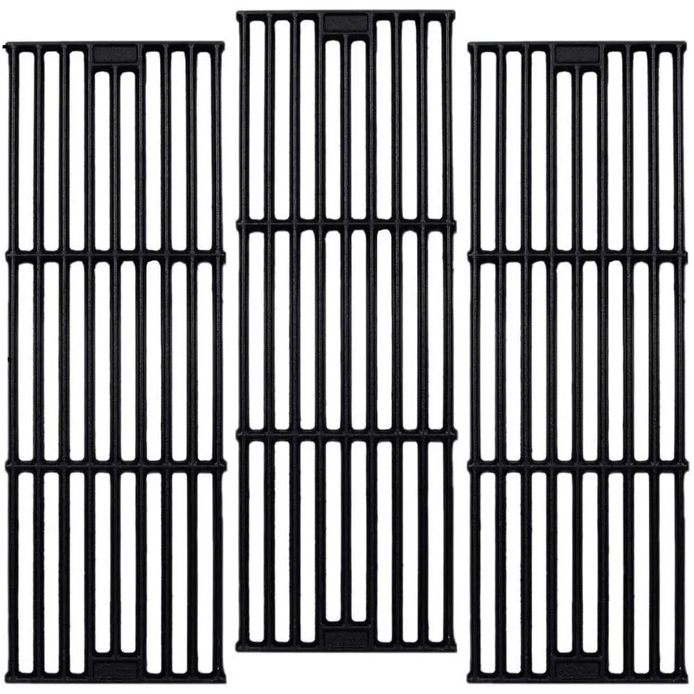 C6505A(3-Pack) 19 3/4" Cast Iron Cooking Grid Grates  for Chargriller 2121, 2123, 2222, 2828, 3001, 3008, 3030, 3725, 4000, 4208, 5050, 5072, 5252, 9020