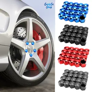 Viral Car Wheel Nut Caps Set, Hub Screw Dust-Proof Covers, Tire Lug Nut Protection Caps, Automotive Wheel Rim Decorative Accessories, Anti-Rust Tire Bolt Covers for Cars, Stylish Exterior Auto Trim Upgrade