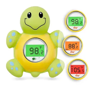 Baby Bath Thermometer, Digital Water Temperature Thermometers with 3 Color Backlit and Temperature Warning, Safety Bath Tube Thermometers Floating Toy  Infant, Toddler New model
