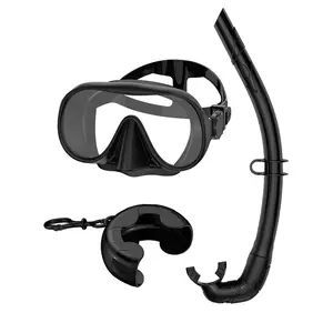 Diving goggles, snorkeling anti-fog diving equipment, full wet snorkel set, adult swimming snorkeling mask