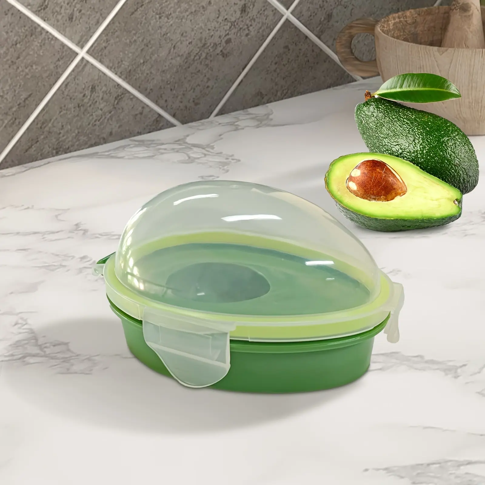 Reusable Avocado Storage Box, General Purpose Avocado Organizer, Freshness Keeper, Multi-Functional Food Container, Reusable Food Containers, Ideal for Avocados