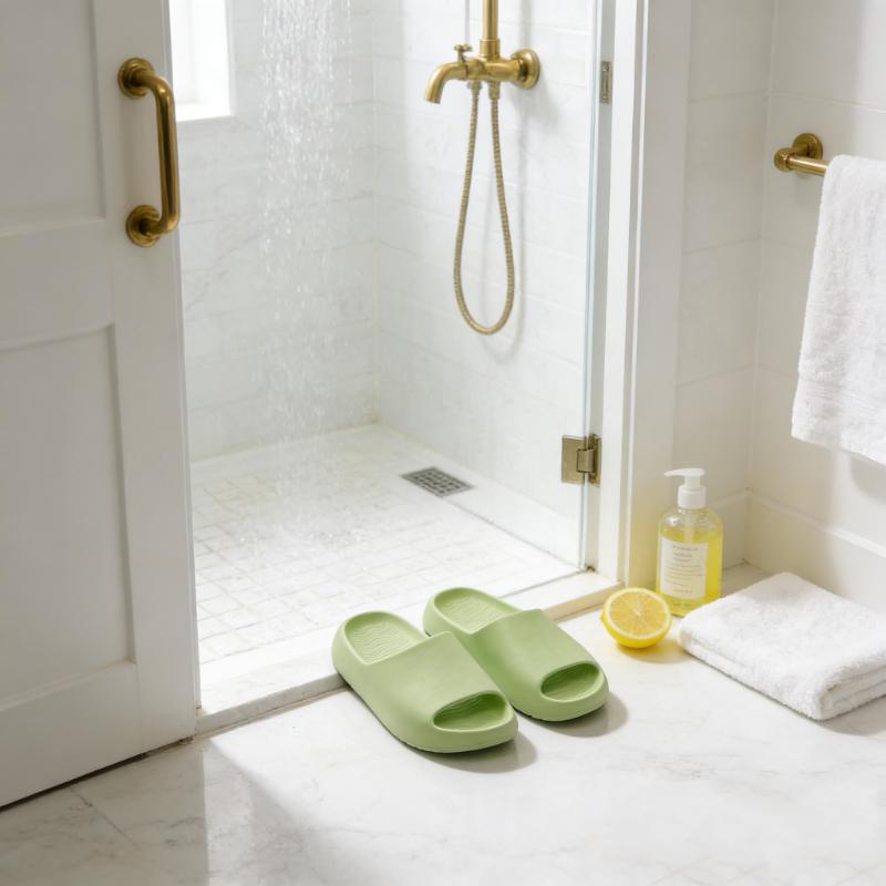 rosyclo Cloud Slides for Women Men - Ultra Soft Thick Sole Pillow Slippers, Non-Slip Lightweight Foam Slippers, Waterproof House Shoes for Shower & Beach.