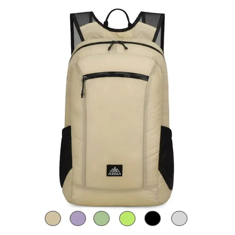 AZELA 25L Large Capacity Foldable Backpack Ultra Light Waterproof Outdoor Hiking Travel Daypack Portable Mountaineering Bag Pack For Travel Camping Walking Trekking
