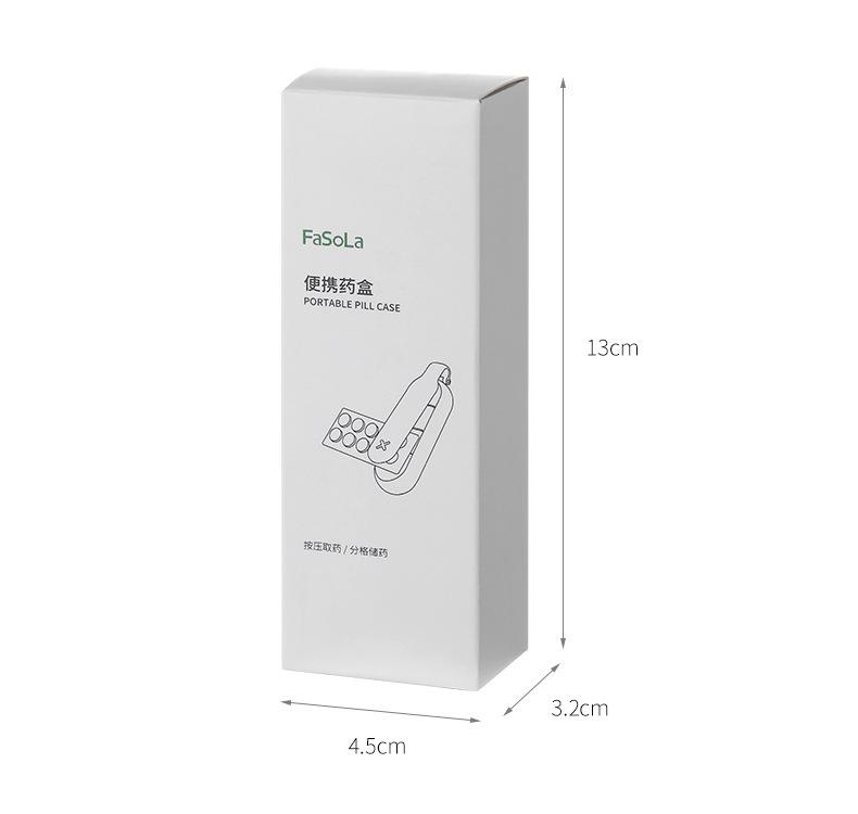 FaSoLa pill box is a portable medicine dispensing box, a mini pill compartment box for carrying with you, and a light-proof pill storage box