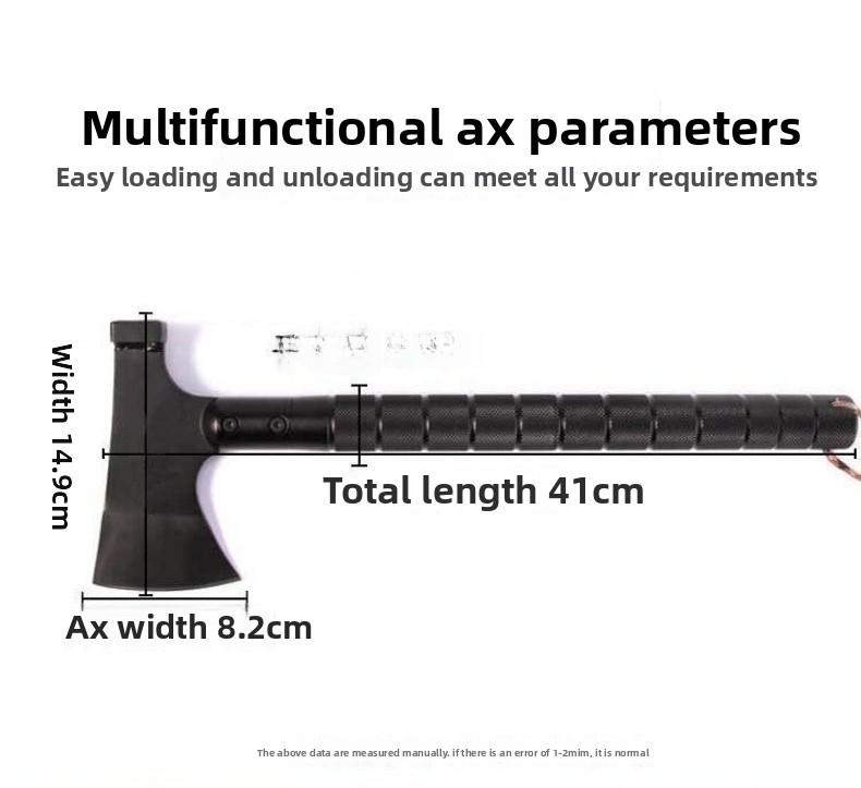 Outdoor Tactical Hammer Axe Multi - purpose Camping Gear Survival Tool for Hiking Car