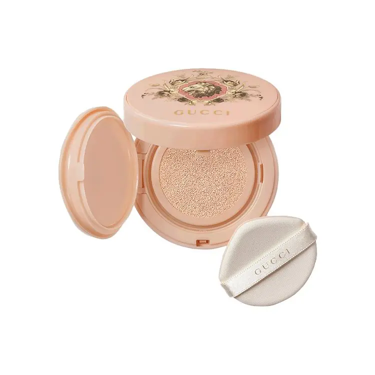 GUCCI Golden Lion Air Cushion, Silky Air Cushion Liquid Foundation Complexion Correcting Skin Tone Hydrating