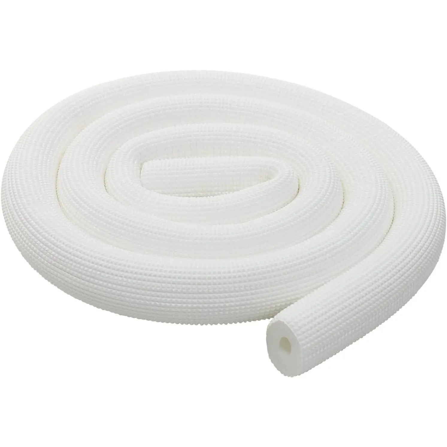 Pipe Insulation Tubing,  6ft Heat Preservation Insulated  Tubing Handle Grip Support, for Water Pipes, air Conditioning Pipes (0.35" × 0.39", White, -121)