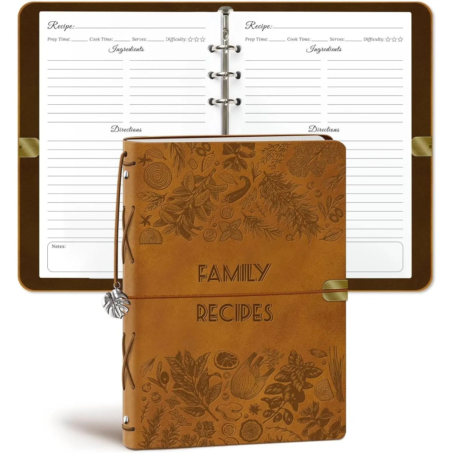 Recipe Book to Write In Your Own Recipes, A5 Blank Recipe Book Binder()