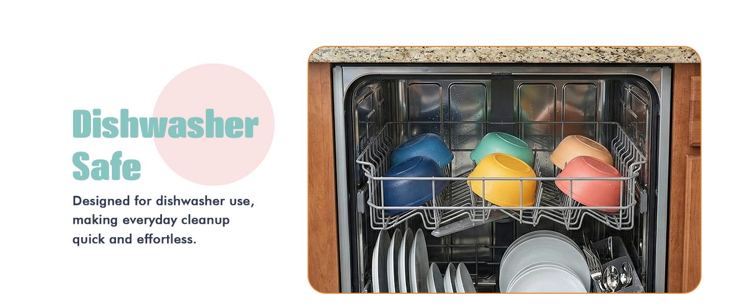 Plastic Bowls Set of 6 – 15oz Multipurpose Deep Salad & Pasta Bowls, Stackable Kitchen Bowls for Home, Kids & Parties, BPA-Free Food Grade, Assorted Cute Colors