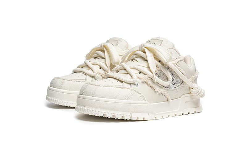 Vintage Distressed Black Platform Sneakers |   Goth Aesthetic Shoes