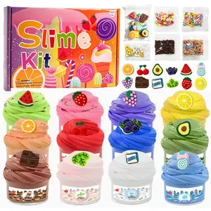 12-Pack Cake Butter Mucus Set, Soft Non-Sticky Mucus Kit, Perfect Party Gift for Girls and Boys, Festival Gift, Box Filler
