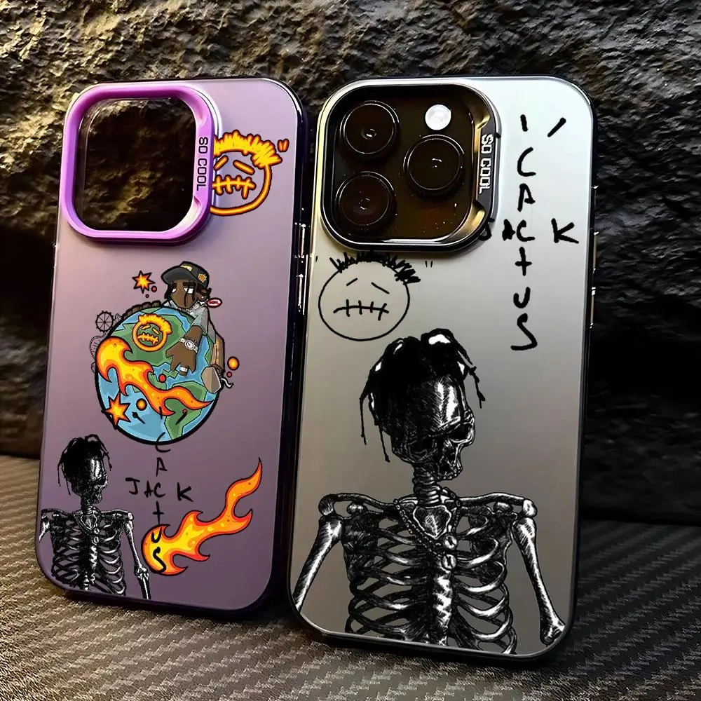Luxury New Cactus Phone Case For iPhone 17 16e 16 15 14 13 12 11 Pro Max X Air Plus Anti Fall Matte Back Cover