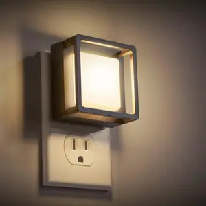 LED Night Light, Night Lights Plug Into Wall [2 Pack] with Dusk-to-Dawn Sensor, Dimmable Nightlights, Adjustable Brightness  Bathroom, Hallway, Bedroom,Kids Room,Stairway,Soft White