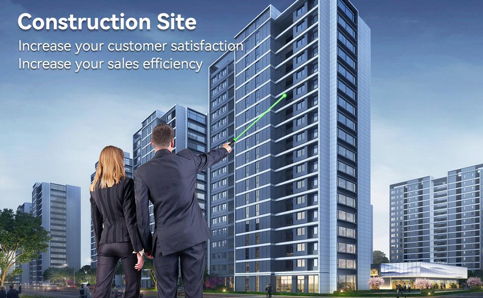 [Professional] Rechargeable Green Laser Pointer High Power Green Beam Laser Light Long Distance Range for TV/LED/LCD Screens Tactical Flashlights Presentation Office/Outdoors/Astronomic [002]