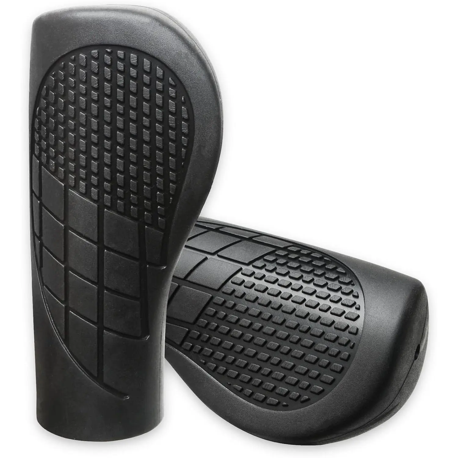 Grips 2 count 90mm Length  Handlebar Grips Short Mini  Handlebar Grips Two-Color Rubber  Design