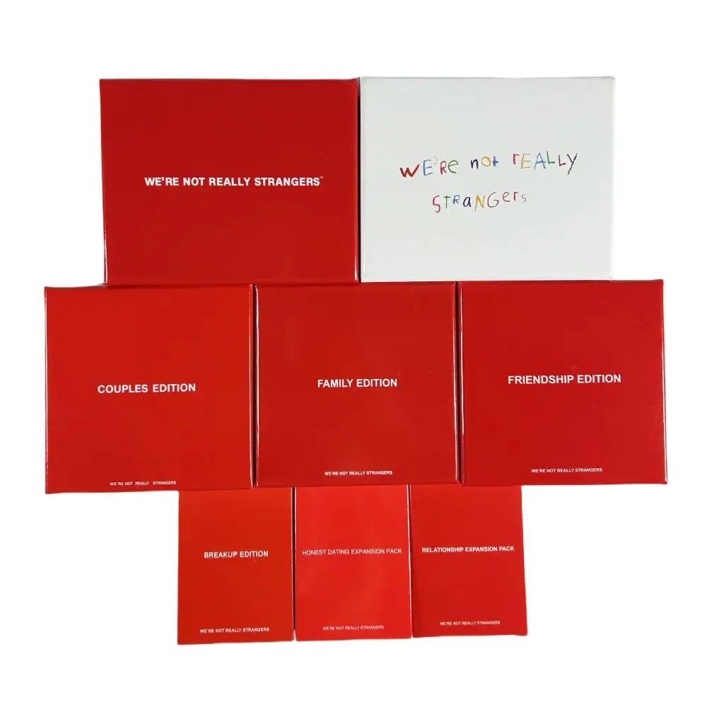 We're Not Really Strangers Interactive Adult Card Game - Family & Couples Edition with Best Friend Cards, Party Game for Anniversary, Birthday, Graduation  (Including Butter Squishy Toy Accent) dad daughter