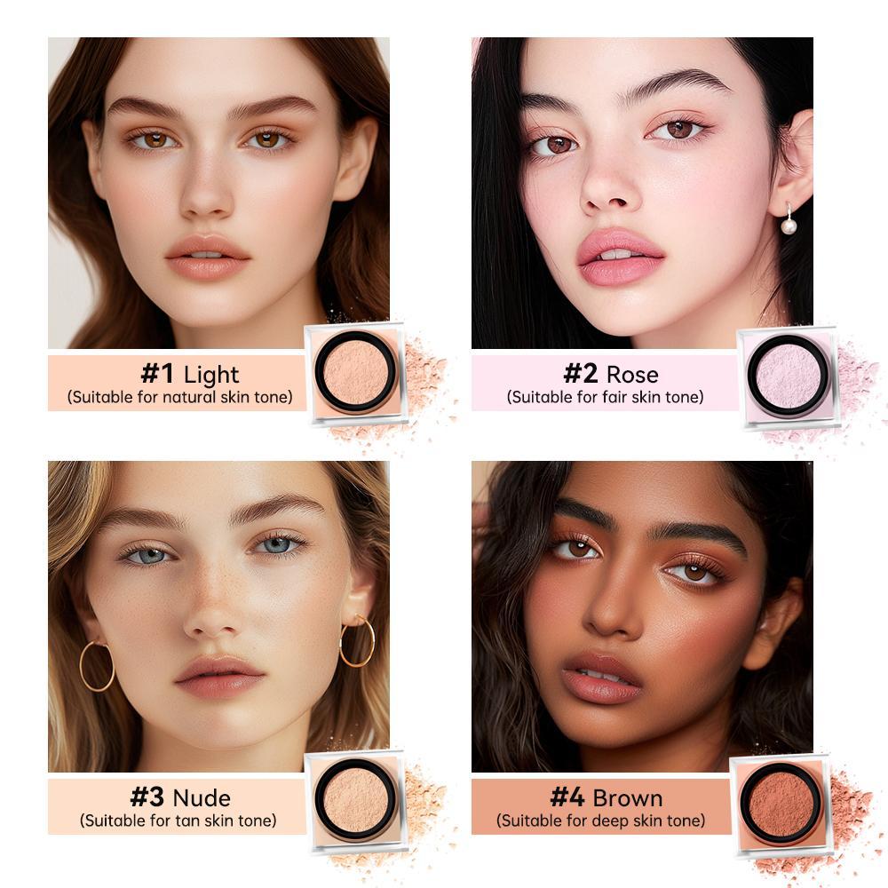 Long-Lasting Setting Powder, 1 Count Oil-Control Matte Lightweight Loose Makeup Powder, Locks in Makeup with Soft-Focus Finish, Flawless Face Setting Powder, Cosmetic, Beauty Product for Women #GLOBAL PICKS