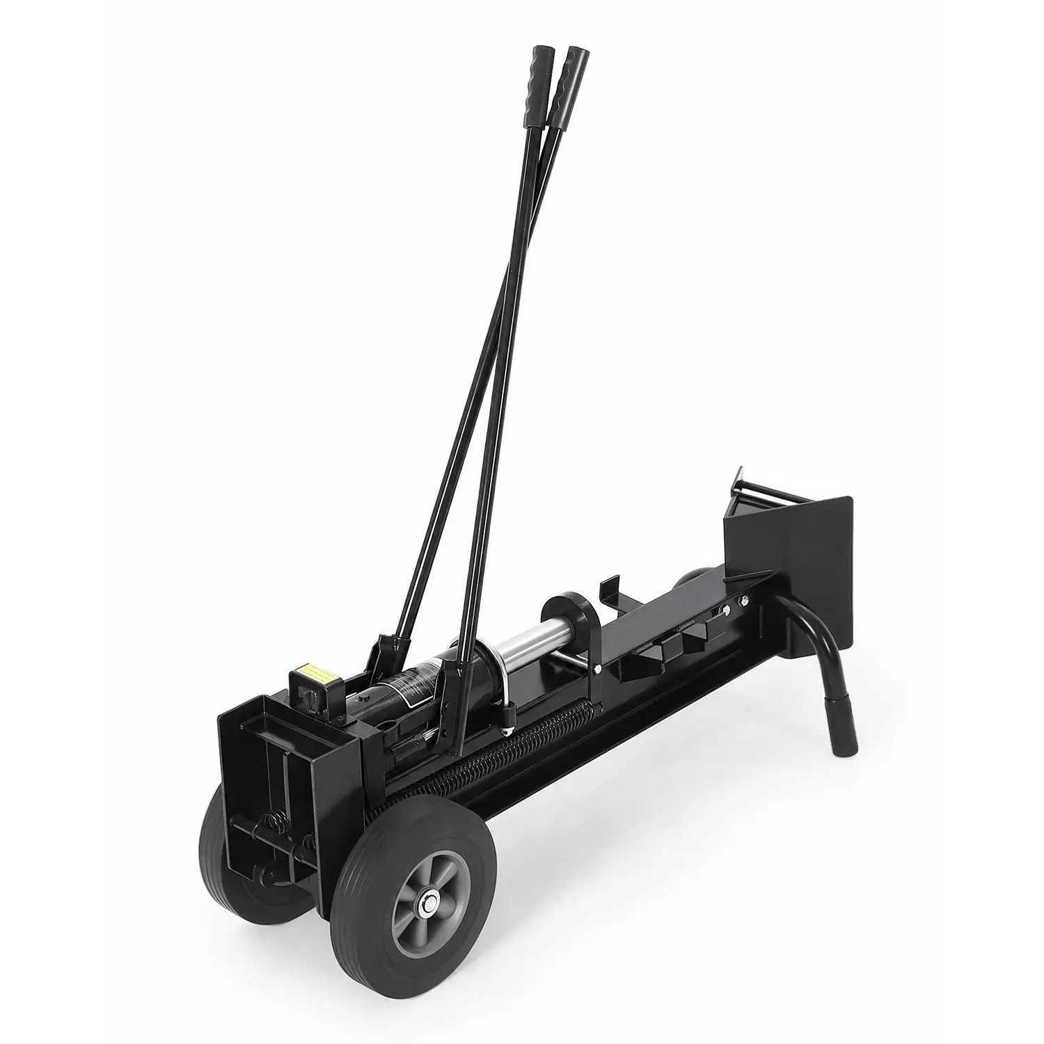 12 Ton Manual Hydraulic Log Splitter with Upgraded Mountain Tires Portable Dual Speed Wood Splitter for Home Yard Garden Camping