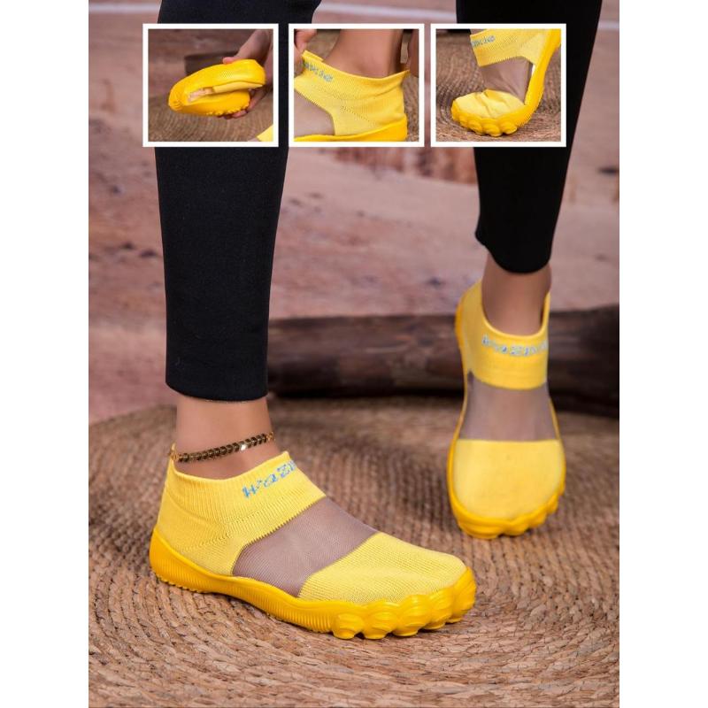 (New)Unisex's Sporty Breathable Mesh Slip on Walking Shoes, Casual Comfortable Lightweight Sock Sneakers,  All-match Slip on Shoes for Daily Wear, Shoes Outdoor