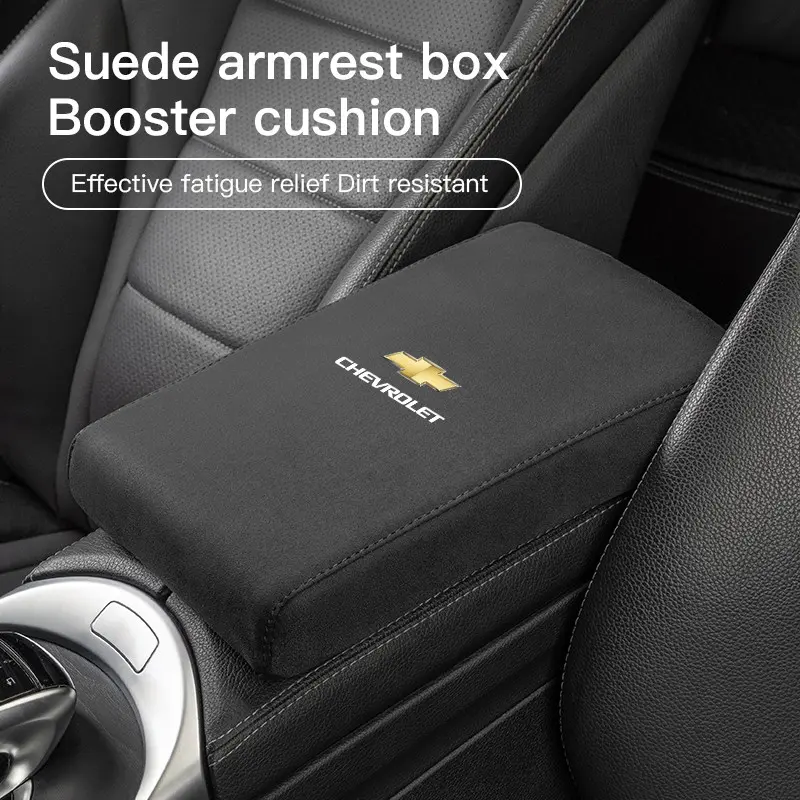 Car Armrest Mat, Center Console Arm Rest Protection Cushion, Auto Armrests Storage Box Cover Pad, Automotive Interior Cushion For Chevrolet Corvette, Silverado, Equinox, Camaro, Malibu