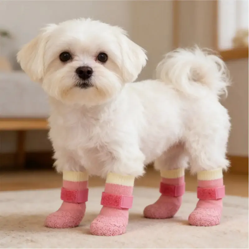 Pet Dog Shoes, Puppy Shoes with Anti-Slip, Dirt-Resistant, Waterproof, Breathable, Soft Sole, Durable, and Ventilated Footwear for Outdoor Activities, Featuring Protective Paw Covers