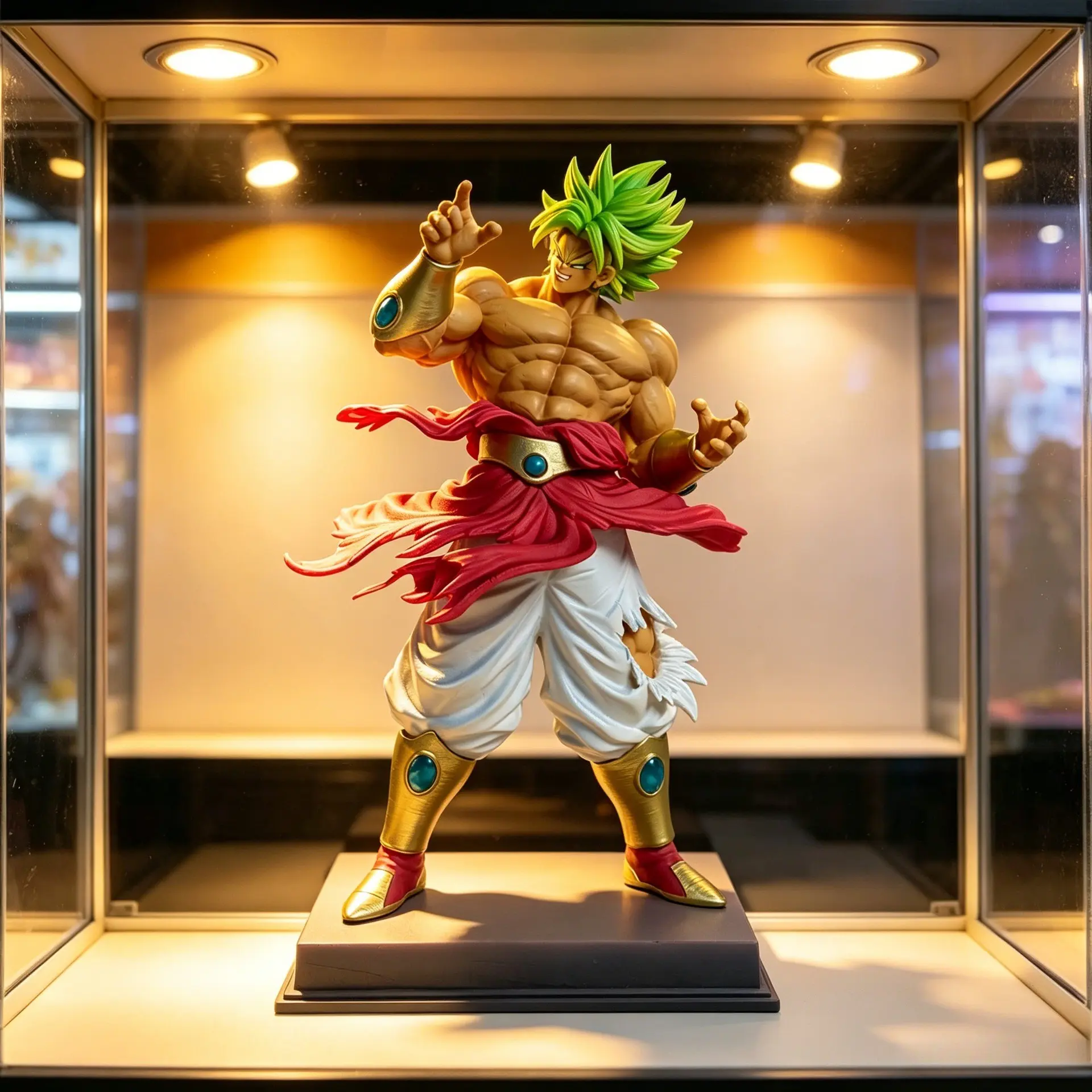Dragon Ball Broly Gk Super Saiyan Statue, Anime Collectible Figure, Desktop Model, Trendy Toy, Collectible Figure Ornament, Perfect for Fans and Collectors