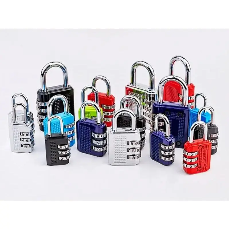 Summerwins Metal Combination Cabinet Lock - Compact Design, Anti-Theft Small Lock Head, for Student Dorms, Gyms, Everyday Use,Red,MAGA,Hat Keychain with USA Flag,titanium,purse,reel,necklace,,backpack,love,alloy,,Christmas,Themed,Labubu,,Tree,Drip,Oil,Set