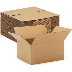 8x6x4 Small Shipping Boxes 30 Pack Brown Corrugated Box Mailers, Cardboard Boxes for Packaging Small Business, Mailing
