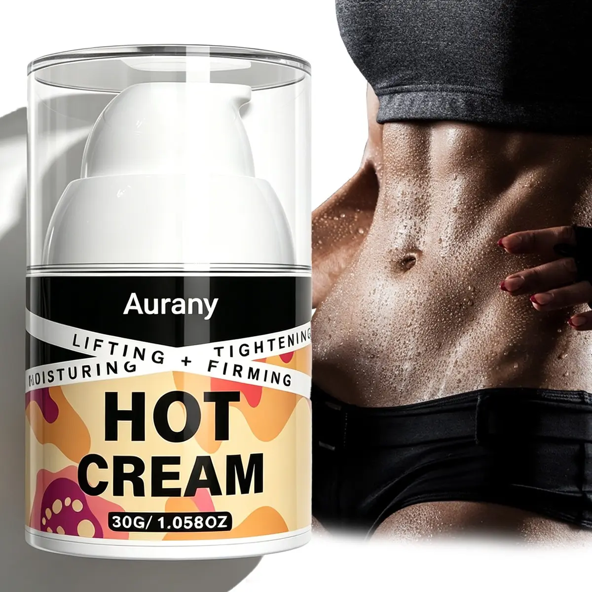 Hot Cream, Moisturizing Shaping Cream, Body Care, Body&Belly Firming Cream For Tightening, Body Firming Massage Cream, Tone Up Cream, Christmas Gifts, Moisturizing Lifting Body Lotion For Women & Men, Suitable For All Skin Types, Moisturizer-30g