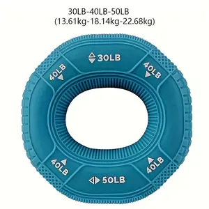 [Grip Trainer Rings] 3-Level Resistance Silicone Rings | Finger Forearms Exercise Grip Trainer for Strength Training - Squeezer with Different Resistance Levels