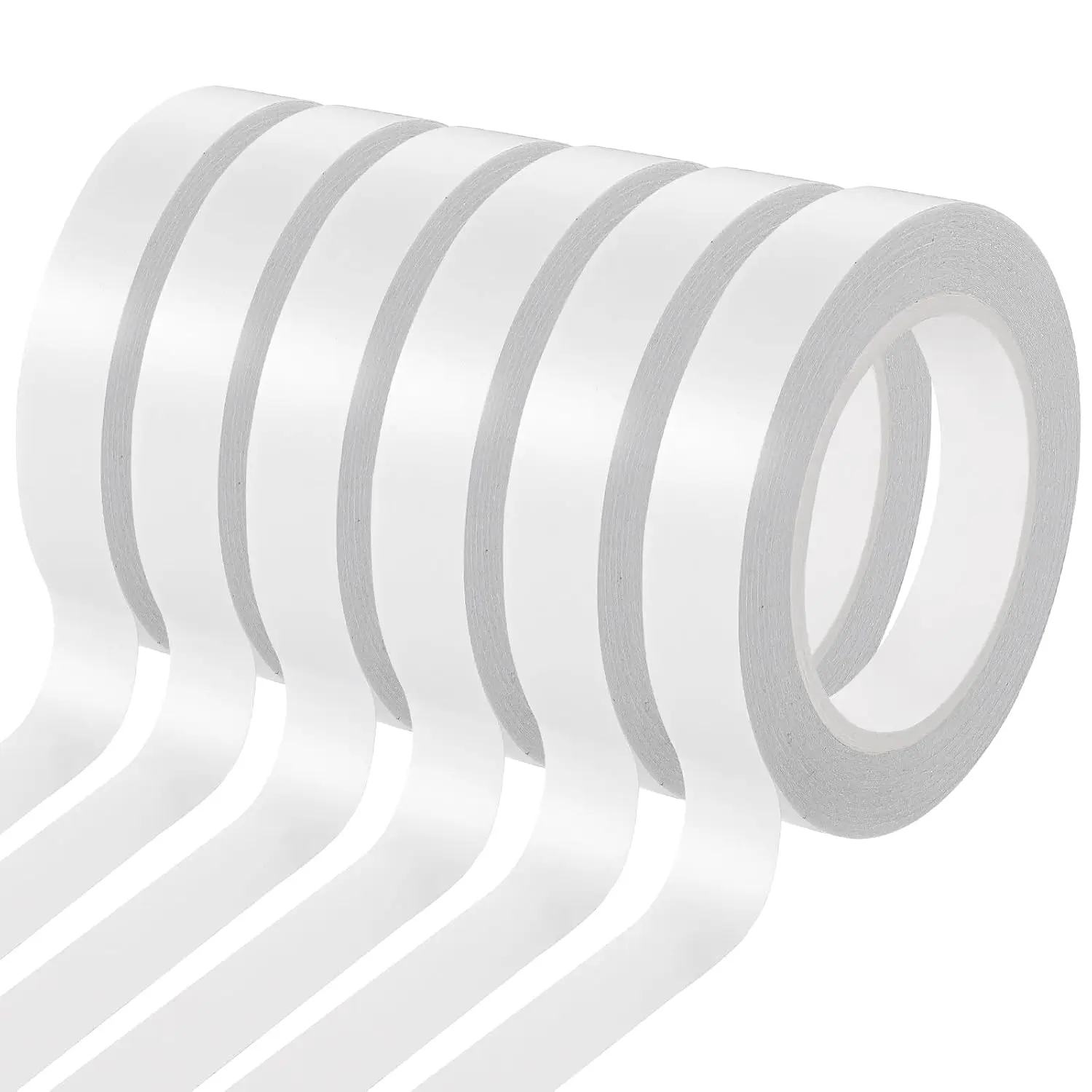 6 Rolls Double Sided Tape for Crafts,  Double-Sided Tape, Artist Tape, Double-Sided Adhesive Tape for Arts, Card Making, Scrapbooking Supplies,  Wrapping (0.4 in X 26.25Ft)