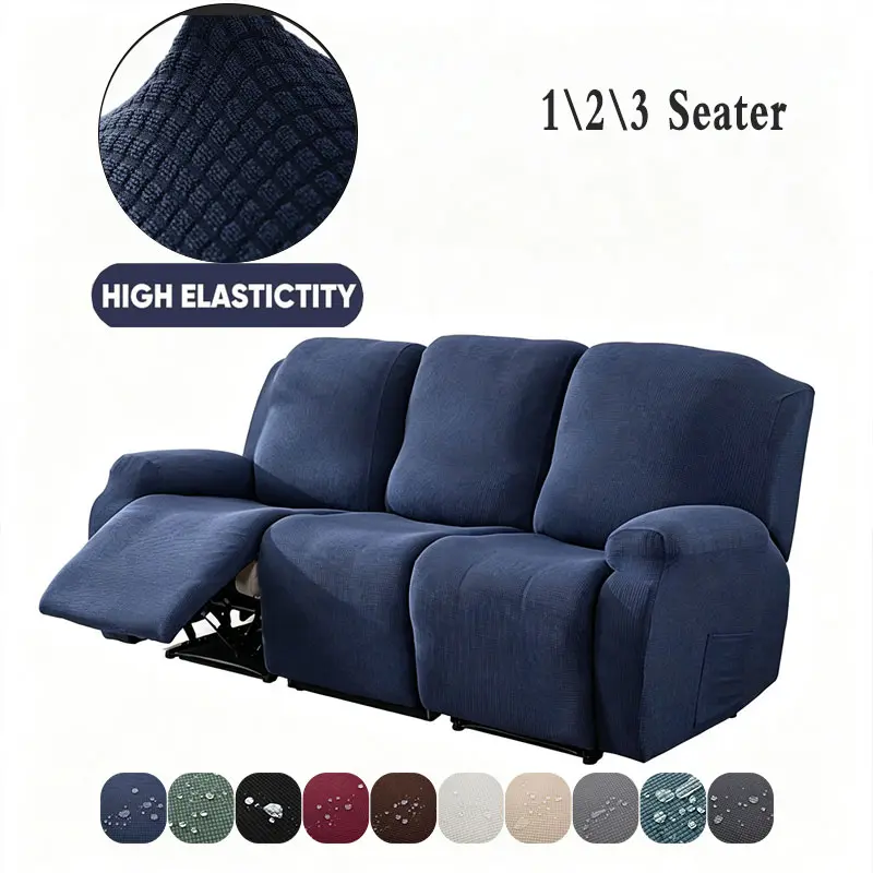 1/2/3-Person Sofa Cover, Lounge Chair Cover, Soft High-Elastic Fabric, Detachable, Stain-Proof, Pet-Friendly, Home Essential, Stretch Couch Cover