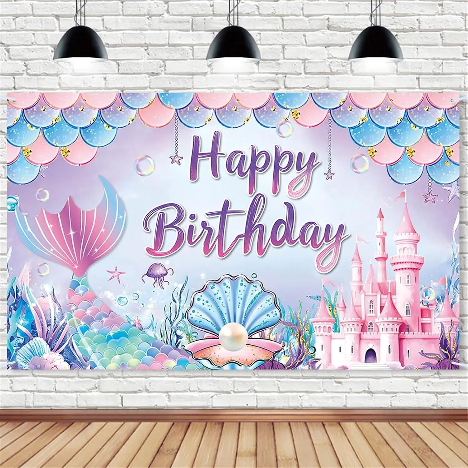 Farm Themed Birthday Welcome  Backdrop Banner,  Farm Themed Large Fabric Photo Booth Background  Poster for  Shower  Party Decor, 70.8 x 43.3 Inch
