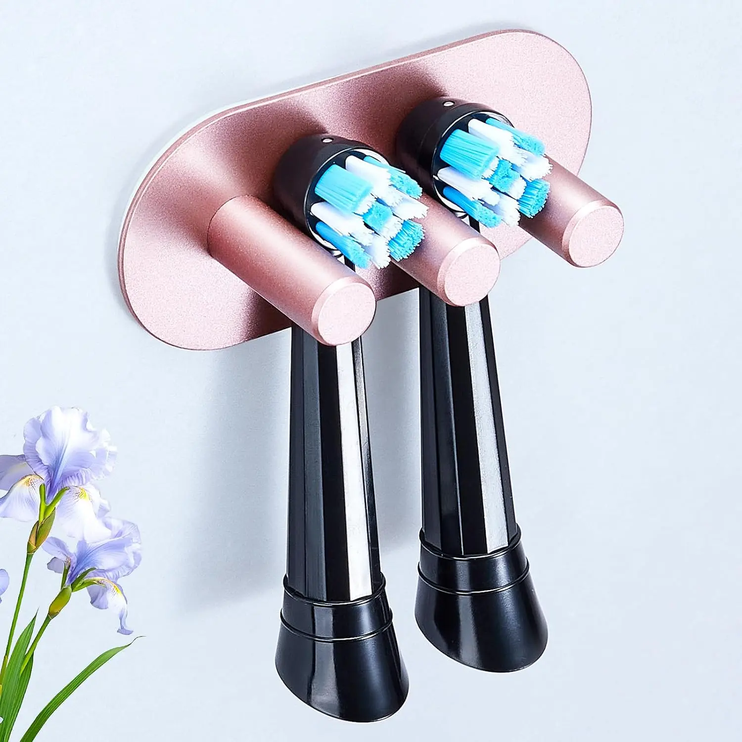 Holder,  Holders Wall Mounted, Adhesive  Brush  Holder Organiser, Electric Toothbrushs Holder, Shower  Brushing Holder (Rose , Small)