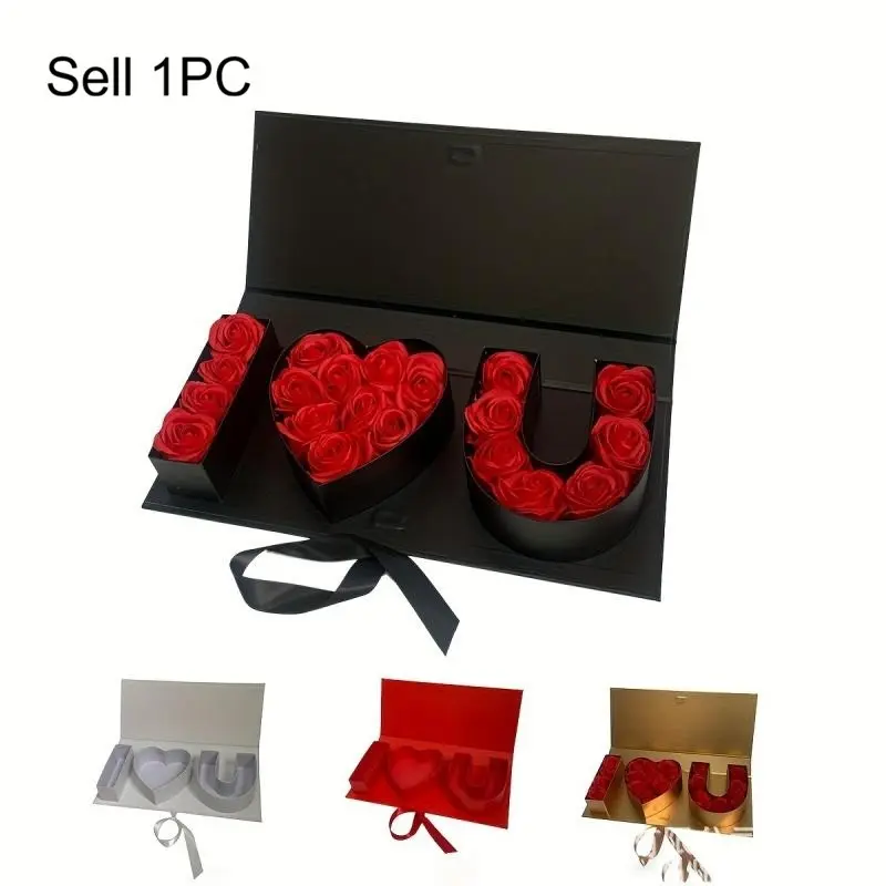 Hot Selling DIY Valentine's Day Qixi Festival Gift Box Set Mother's Day Flower Box Gift Birthday Accompanying Gift