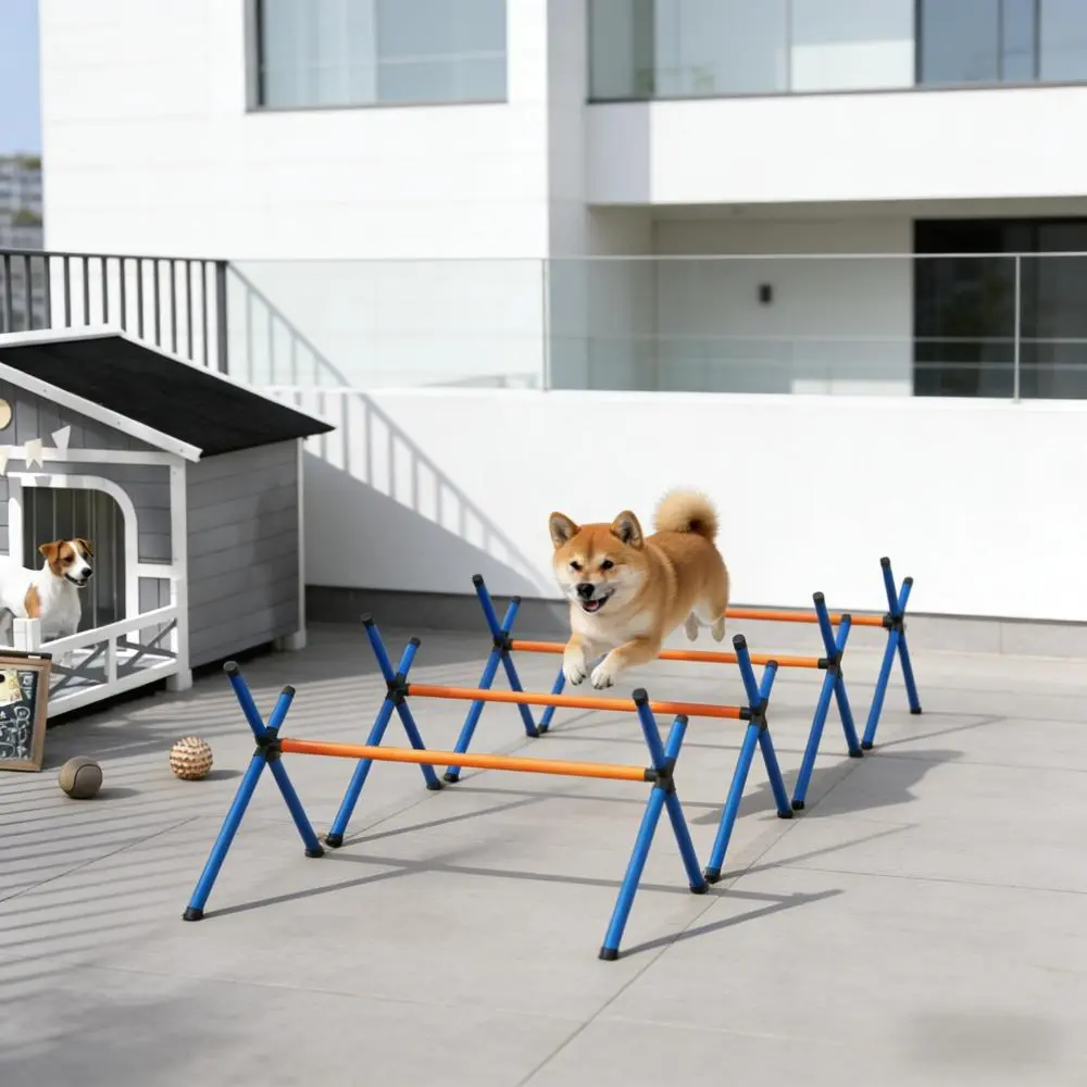 Pet Agility Equipment,Dog Agility Course Garden Set,Dog Agility Equipment