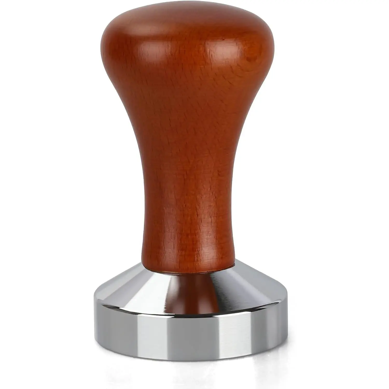 51mm Espresso Tamper- Barista Coffee Tamper Coffee Tamper Classic Series Stainless Steel Espresso Tamper Coffee Press Tool Tamper Espresso Handle, 90x51mm, Solid , Stainless steel