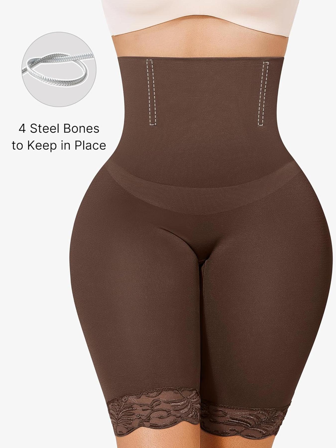 Women's Shapewear Panties High Waist Soft Seamless Comfortable Control Panel Front Button Design Lightweight Invisible Fit All Seasons Casual Style