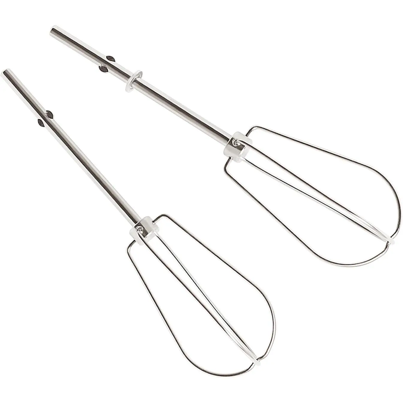Stainless Steel Adjustable Mixing Beaters Attachments - Compatible with KitchenAid Hand Mixers and Hand Egg Mixers for Cooking