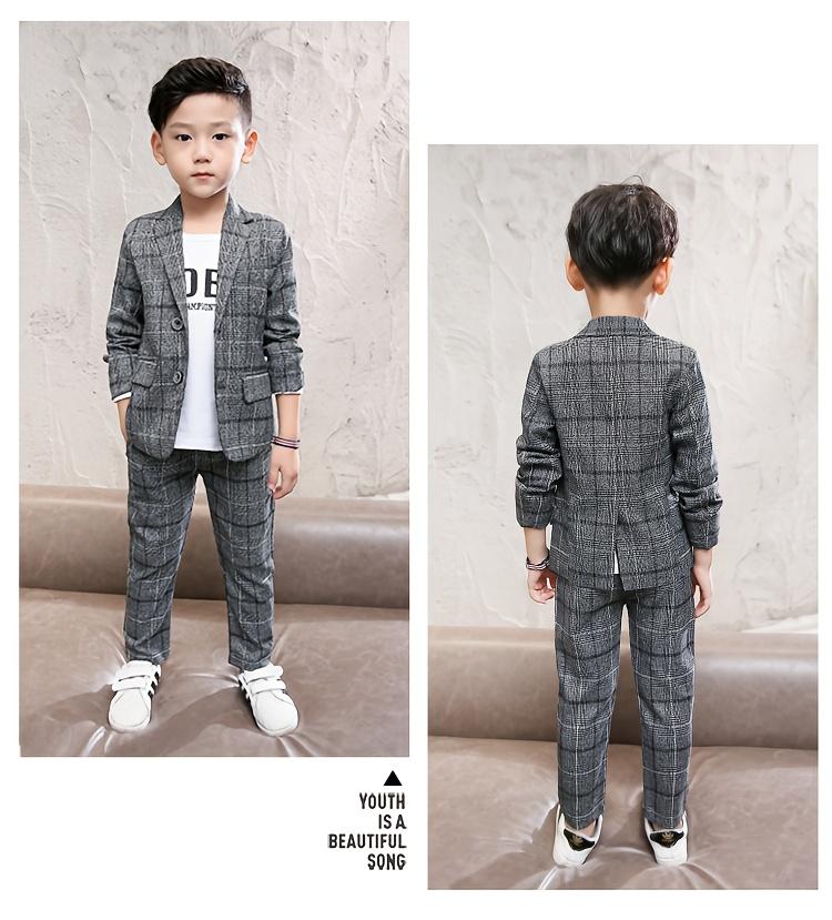 2024 New Trendy Autumn Outfit for Boys, Stylish Casual Suit for Older Children.