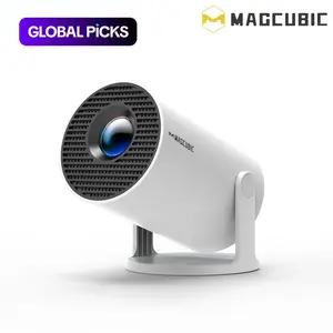 Magcubic HY300Pro Android 14.0 Projector , Dual WiFi6 290ANSI Allwinner H726 BT5.4 1080P 1280*720P Portable Audio Projector, Multifunctional Projector for Home Cinema, Outdoor, Movie Night, Gift