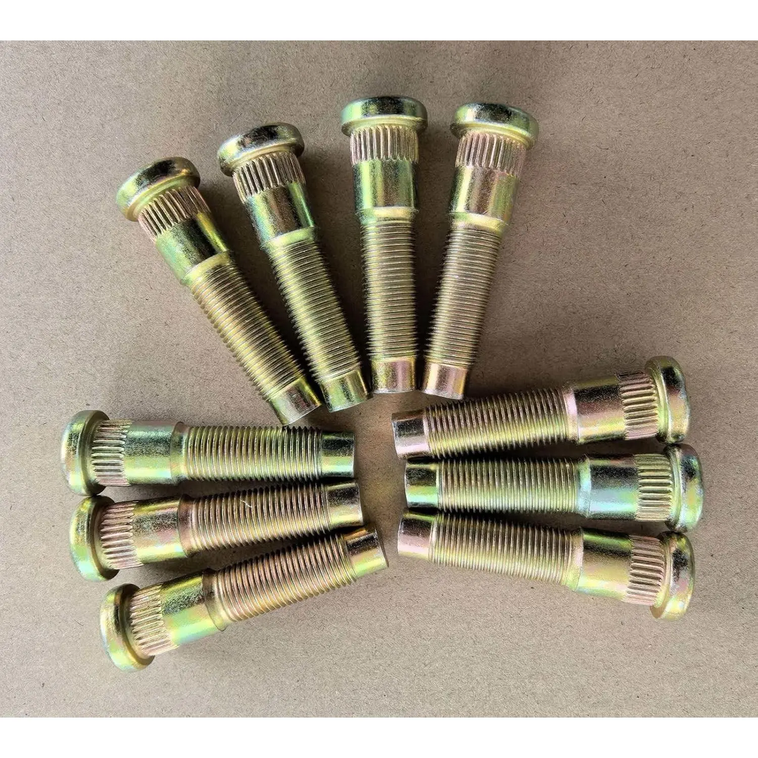 10 PCS 1/2-20 Serrated Front Wheel Stud Bolts 610-426 0.582 in. Knurl, 2.23 in. Length Replacement for 1998-2006 Ford Crown Victoria, Mercury Grand Marquis, Lincoln Town Car
