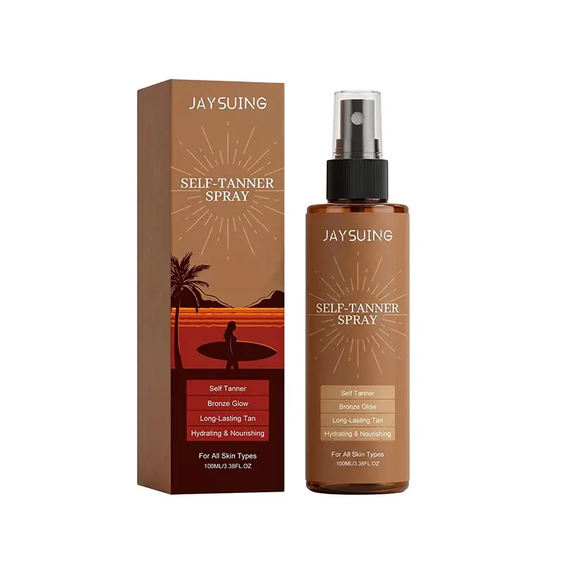 Moisturizing Bronzing Self Tanning Spray, Lightweight Formula for Natural Tan, Outdoor Summer Skin Care, Achieving Sun-Kissed Look