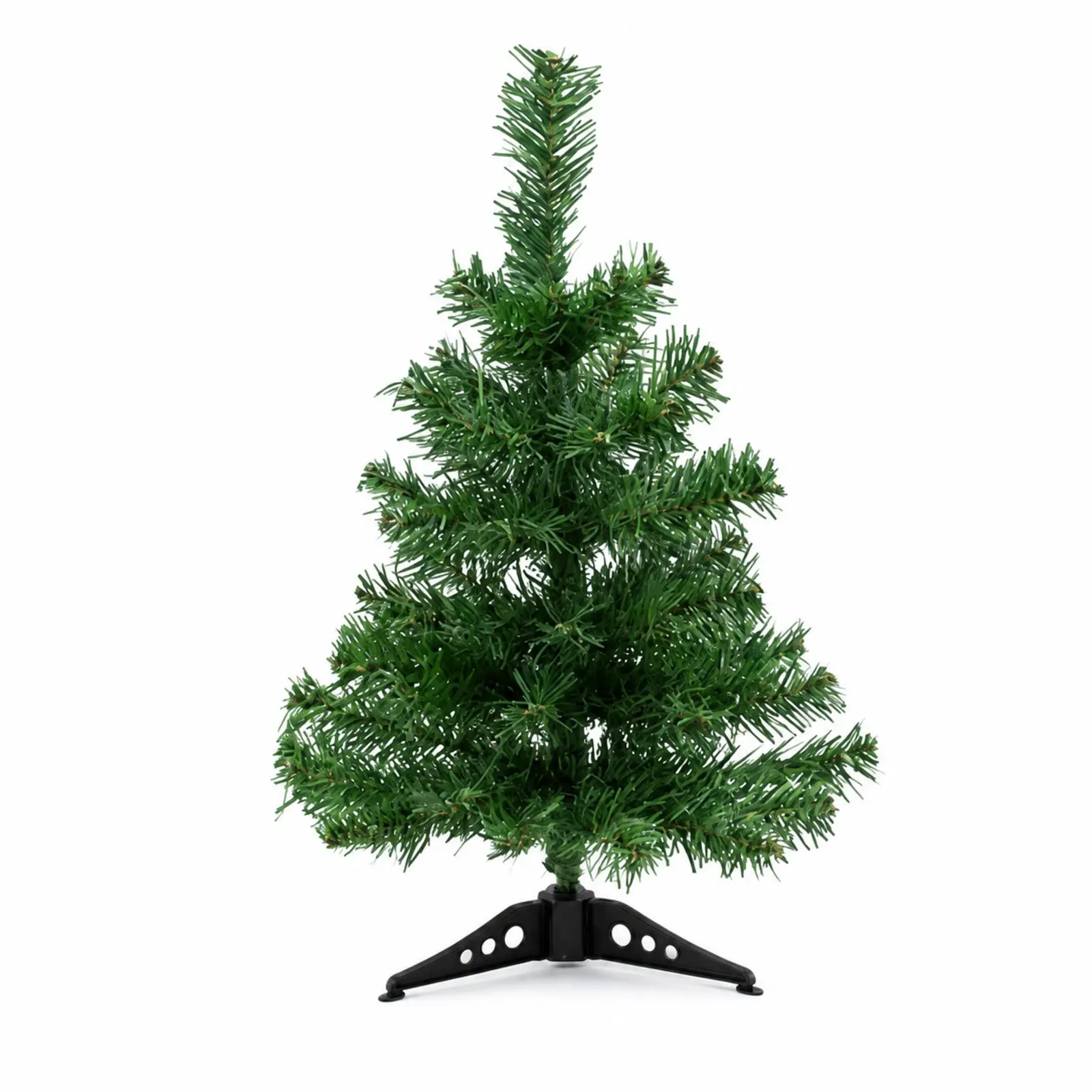 18-Inch Artificial Christmas Tree, Mini Desktop Christmas Tree with Tripod Stand, PVC Small Christmas Tree for Home Office Decor