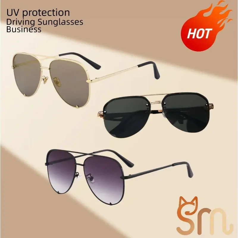 Men's Sunglasses 3-Pack, 1950s Retro Style Aviators with Lightweight Metal Frame, Glare-Reducing UV400 Lens for Driving, Anti-Uv Men's Sunglasses, 1950S Retro Style Men's Sunglasses